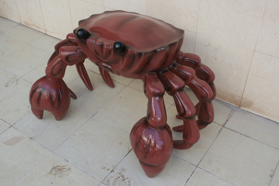 Small Bread Crab Furniture Sculptures Chair Balloon Style