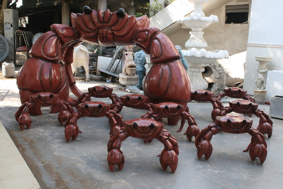 Small Bread Crab Furniture Sculptures Chair Balloon Style