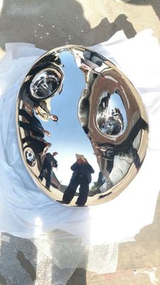 Handicraft Decorative Art Sculpture , Indoor 316 Polished Modern Stainless Steel Sculpture