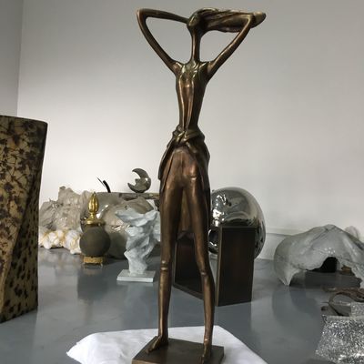 Interior Famous Portrait Sculpture Abstract Cast Famous Bronze Sculptures