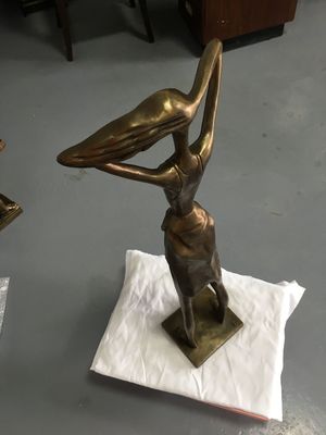 Interior Famous Portrait Sculpture Abstract Cast Famous Bronze Sculptures