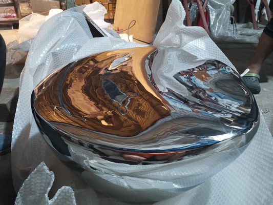 Hall Furniture Sculptures Steel 316 Water Sky Mirror Sculpture