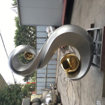 Garden Outdoor Abstract Sculpture Spray Paint Modern Outdoor Statues