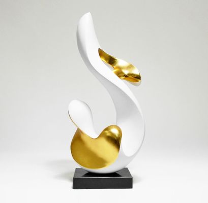 Stoving Varnish Modern Art Statue Simple White Cast Resin Sculpture Interior Decoration