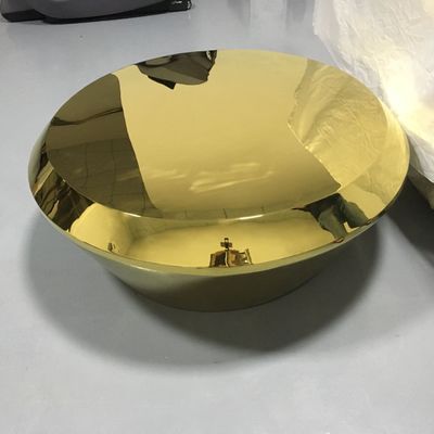 Handicraft Works Sculpture Coffee Table Electroplated Mirror Small Outdoor Sculptures