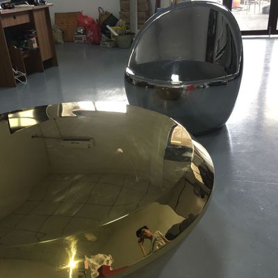 Handicraft Works Sculpture Coffee Table Electroplated Mirror Small Outdoor Sculptures