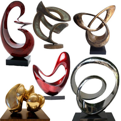 Forged  Decorative Metal Sculptures Abstract Contemporary Outdoor Metal Sculpture