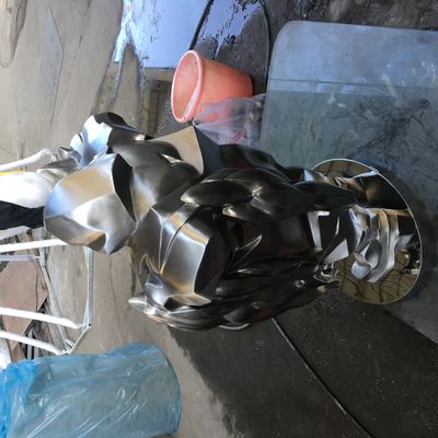 Customized SS Fisheries Harvest Abstract Metal Art Sculptures