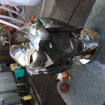 Customized SS Fisheries Harvest Abstract Metal Art Sculptures