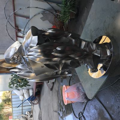 Customized SS Fisheries Harvest Abstract Metal Art Sculptures