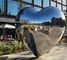 Gương điêu khắc bằng thép không gỉ 500CM Garden Mall Điêu khắc trang trí