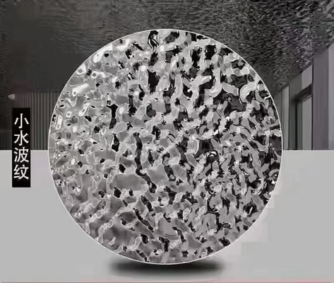 Metal Lighting Stainless Steel Sculpture To Figure Custom SS Water Corrugated Plate Sản phẩm